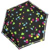 Knirps Children's Pocket Umbrella Rookie Reflective with Reflective Border, Bubble