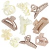 10PCS Non-Slip Hair Clips Jaw Clips for Thick Hair Clamp