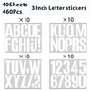 460 Pcs 40 Sheets 3 Inch Large Letter Stickers Bulletin