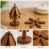 Wooden Trivet for Hot Pots & Bowls – Tree-Shaped Heat-Resistant