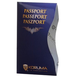 100% RFID Blocking Biometric Passport Protector ID Theft Protection Travel Holiday Sleeve (PR 2 Pack)