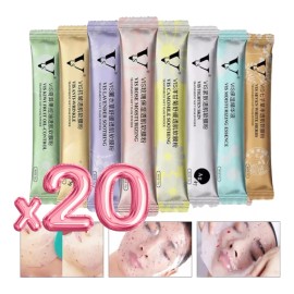 🔥 Mascarilla jelly mask universo en linea hidratante facial 20 piezas  Vitaminas y Minerales