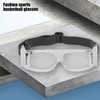 AntiExplosion Basketball Glasses Football Goggles UV Protection Sport Eyeglasses(White )