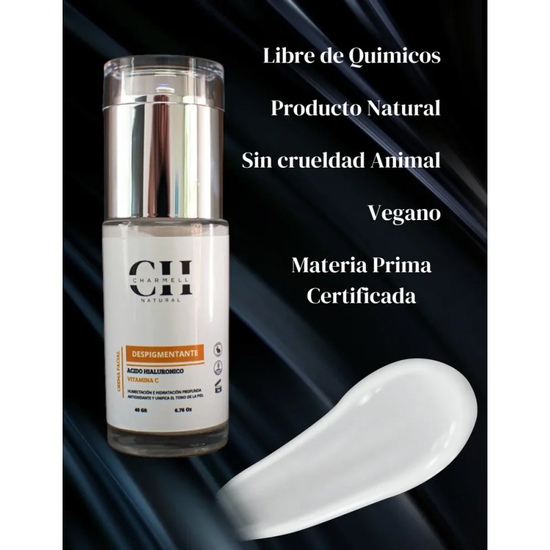 Charmell Natural Crema Facial Á. Hialurónico Vitamina C 40g
