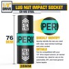 Aiourx 1/2" Drive Lug Nut Impact Socket, 3/4" x 13/16"