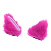 X AUTOHAUX 1 Pair Motorcycle Plush Cat Ears Shape Helmet