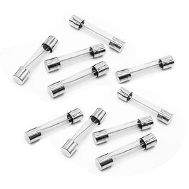 10Pcs T0.5AL250V 6x30mm 0.5A 250V Slow Blow Fuse T0.5AL Glass Slow-Acting Time-delay Fuse