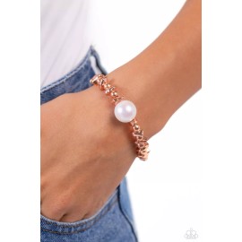 Paparazzi Jewelry Accessories - Chiseled Class - Copper Bracelet - NEW!!