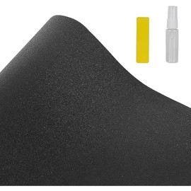 Aquarium Background Paper Decor Fish Tank Backdrop Wallpaper Electrostatic Adhesive, No Glue, Easy to Install, Reusable (11.8“H×39.4”L, Black)