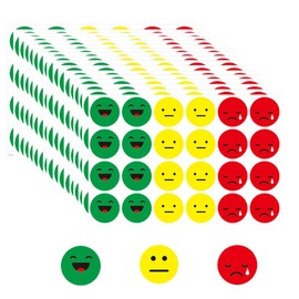 EYVRPAU Pack of 1200 Smile Stickers, Reward Stickers, Motivational Stickers