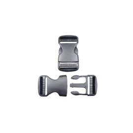 Ahijklmn Quick Side Release Buckles 1 1/4" Heavy Duty Plastic Snap Buckle Clasps 1.25" Backpack clips Buckle Replacement for Straps (1-1/4 inch - 2 Packs)