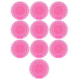 10Pcs Urinal Screens Deodorizer Splash Proof Long Lasting Odor Removal Urinal Mat for Toilet Bathroom Guava