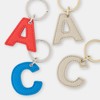 [Slip-on] Keychain (JK-1401 Alphabet Keychain, Medium, Yellow), One Size