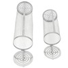 2PCS BBQ Net Tube Stainless Steel Barbecue Grill Basket Rolling