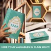 Book Safe with Combination Lock, Hidden Safe (9.5 x 6.2