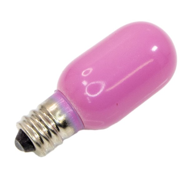 Color: Jujube Bulb, T20 Shape, 5 W, Base, 0.5 inches (12 mm) (E12), Exterior Color: Pink, 2 Pieces, Night Light, Bean Bulb, Pendant Light, Lanterns, Small Lighting Fixtures, Incandescent Bulbs, Not LED Bulbs