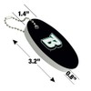 GRAPHICS & MORE Binghamton University Logo Floating Keychain Oval Foam