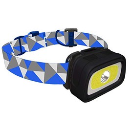 Hawk Headlamp Flashlight - 280 Lumen, Bright White Cree Led + Cob Led + Red Light + Green Light, Perfect for Runners, Lightweight, Waterproof, Adjustable Headband, 3 AAA Batteries Included