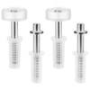 4 Pcs Spring Loaded Bi-Fold Door Hardware Kit - Top