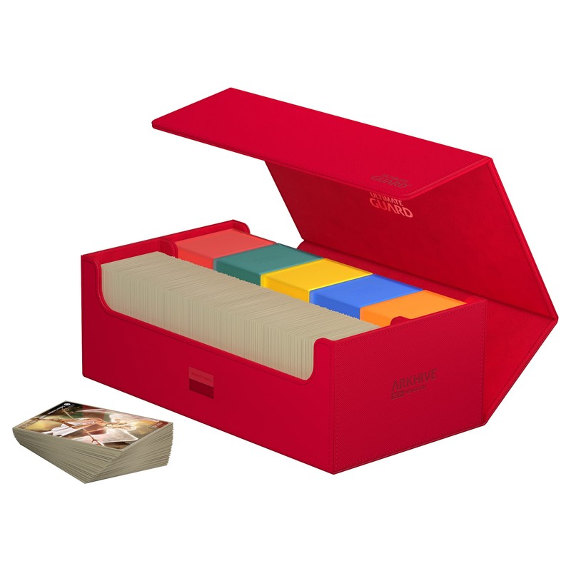 Ultimate Guard Arkhive 800+ Xenoskin Deck Box Case - Red