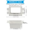 SLK-1 (1-Gang) Electrical Outlet Box Extenders with 12Pcs Screws, Electrical