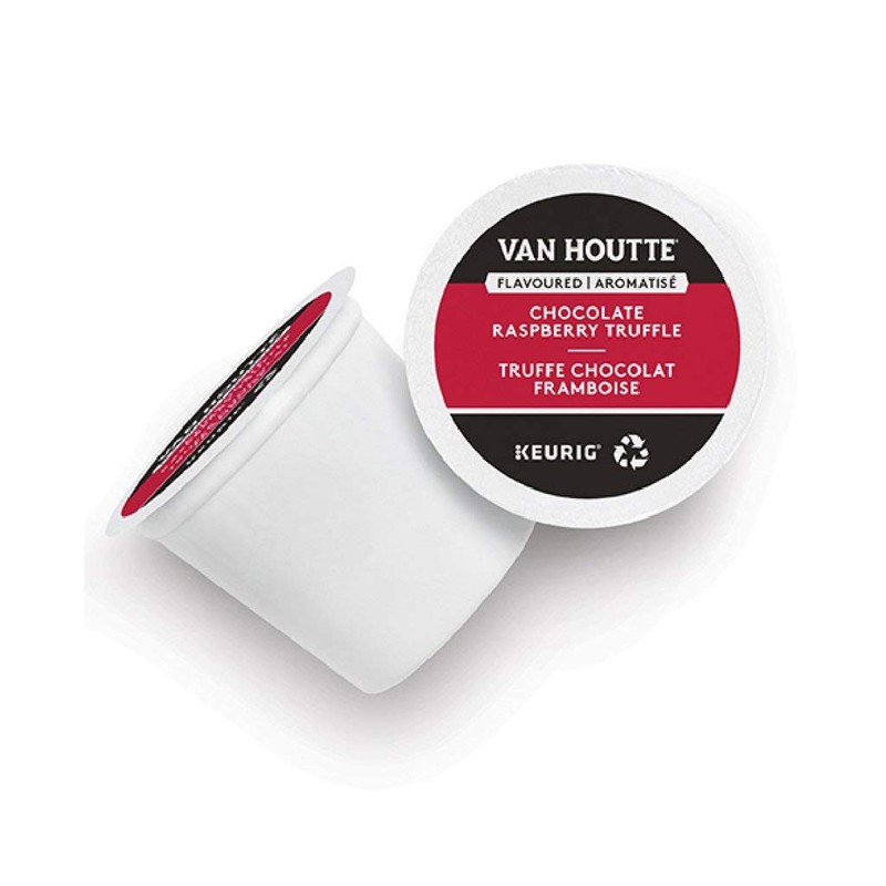 Van Houtte Chocolate Raspberry Truffle Coffee K-cup Pods, 96-Pack (4