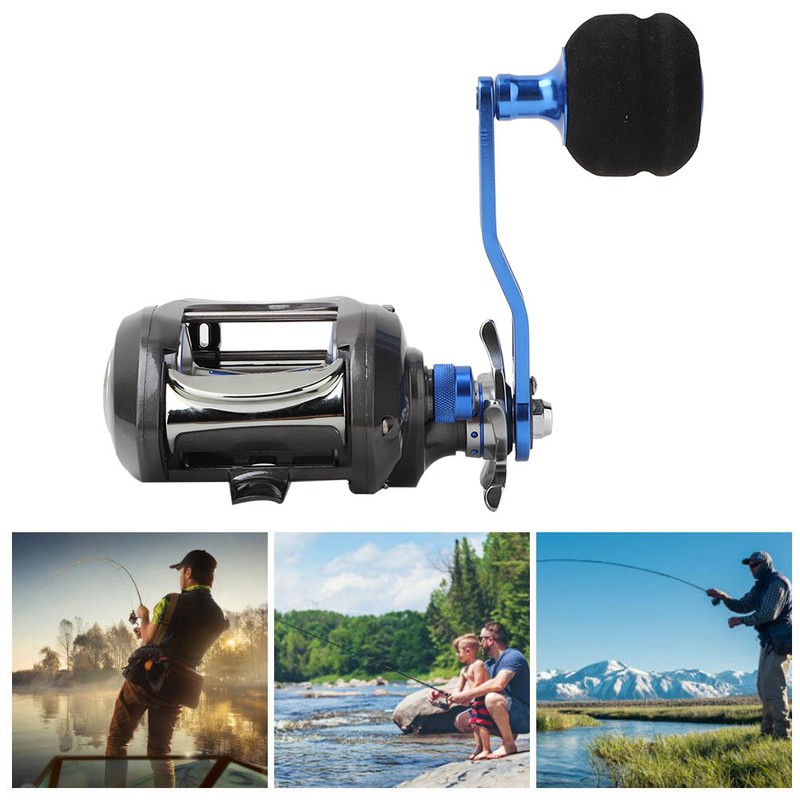 12+1BB 7.0:1 High Speed Baitcasting Fishing Reel 10kg Drag Power