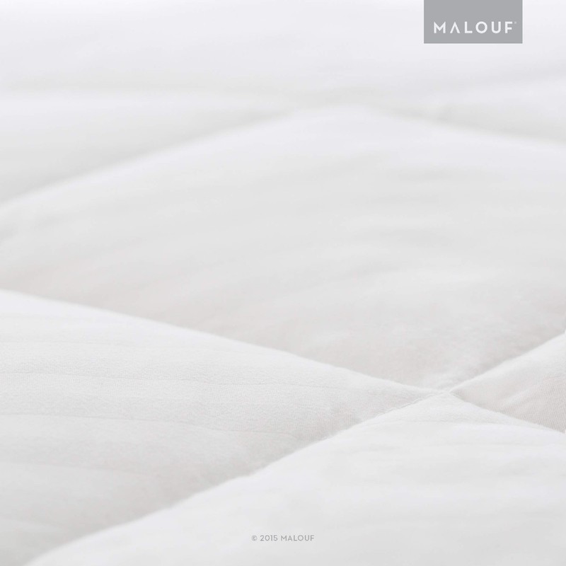 MALOUF SLEEP TITE Quilted Mattress Pad with Soft Down Alternative