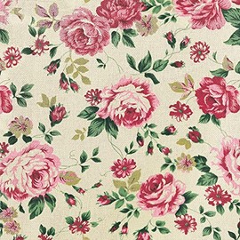 20 Napkins Rose Pattern with Leaves Flowers Vintage Craft Decoupage Floral Spring Summer Table Decoration 33 x 33 cm