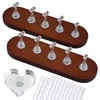ESUOHYM Wooden Stand for Nails Art Display Practice 2 Set,