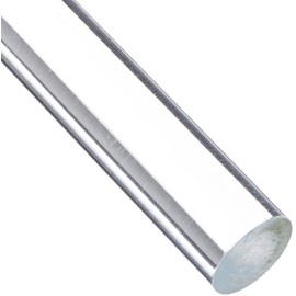 Acrylic Round Rod, Transparent Clear, Meets UL 94HB, 1" Diameter, 4' Length