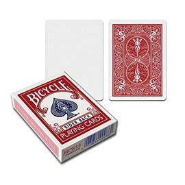 Bicycle Spiel 54 Karten Tarot rot - weißes Gesicht