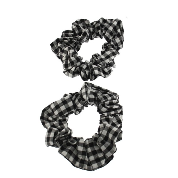 Zac's Alter Ego Set of 2 Gingham Hair Scrunchies