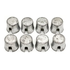 8 Pieces Battery Post Shims Caps Adapter Terminal Cable End Repair Kits for Positive or Negative Posts, Car Battery Terminal Post Connectors Battery Cover Anode Cathode Sleeves Repair Shims Tools