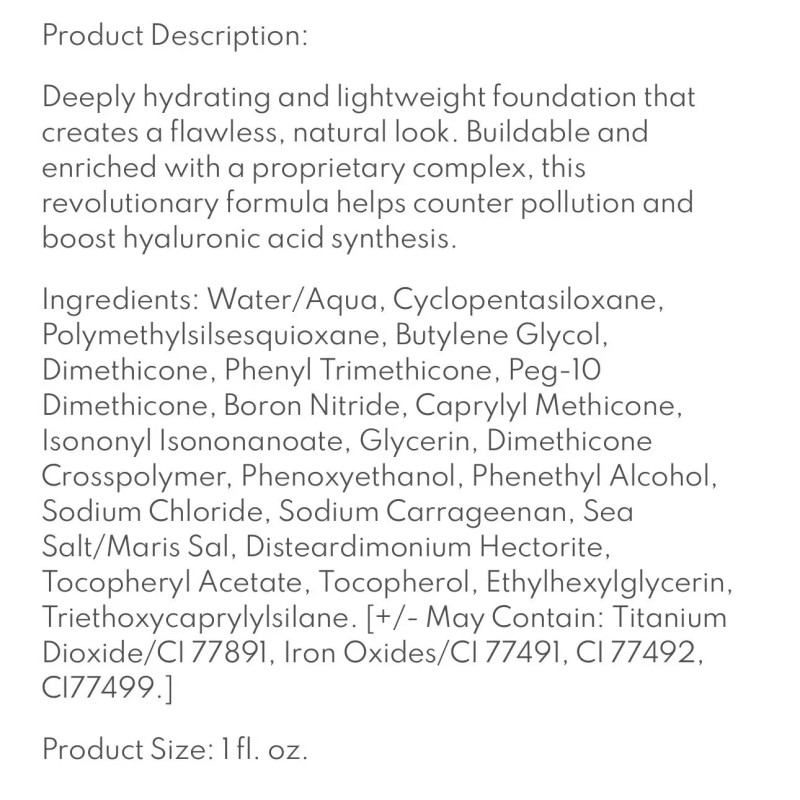 Farmasi Air Glow Foundation 1 fl oz- 30 ml /