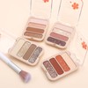 Boobeen Eyeshadow Palette 4 Pigmented Nude Matte Shimmer Eye Shadow
