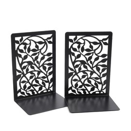 Bookend Book Stand, Book Stand, Non Slip Bookstand, Metal Tabletop, L-Shaped, Desk Organizer, Anti-Slip, Office Supplies, Stationery Organization (B079)