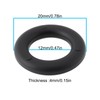 Briny River 10pcs Plastic Camping Tent O-Rings 20x12x4mm for Fixing