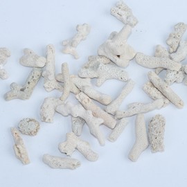 AnRui Natural Crushed Coral for Freshwater Aquarium, for Aquarium gh Corals to Raise ph in Freshwater Fish Tank Filter Media, 500g/1.1lb