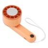 Portable Handheld Fan Foldable LED Display Rechargeable Handheld Pocket Fan