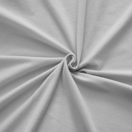 Flannel Sheets Queen Size Warm and Cozy Deep Pocket Breathable All Season Bedding Set with Fitted with Full Elastic & Built in Corner Sheet Straps, Flat and Pillowcases, Queen, Silver