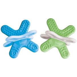 MAM Bite & Relax 4 + Phase 2 Teether 2-Pack 999698 blue / green