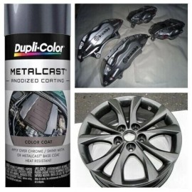 By Dupli-Color Smoke Gray Anodized Gloss Paint High Heat Coating Engine Enamel & Caliper Brake