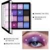 Boobeen 16 Colors Eyeshadow Palette Makeup, Matte & Glitter Eyeshadow,