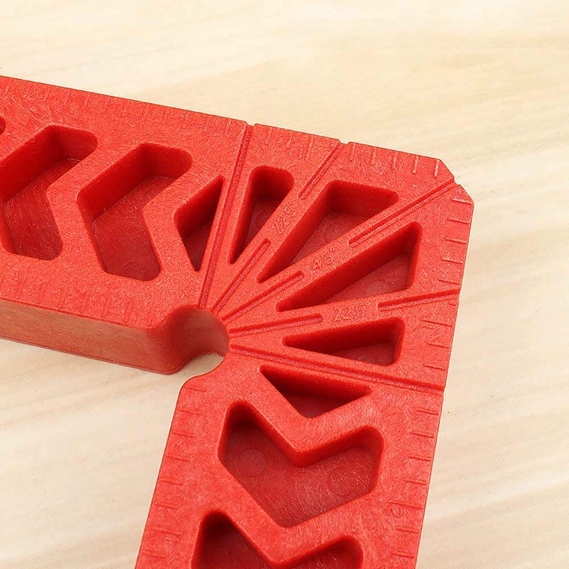 Sourcemall L-Shaped Right Angle Ruler, Corner Clamp, Fixed, Reinforced Plastic,