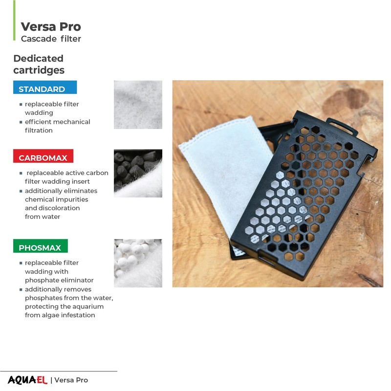 Aquael Versa Pro 20 Power Filter - Hang On Back
