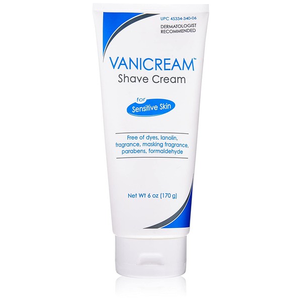 Vanicream Shave Cream | Fragrance, and Gluten Free | For Sensitive Skin | 6 Ounce