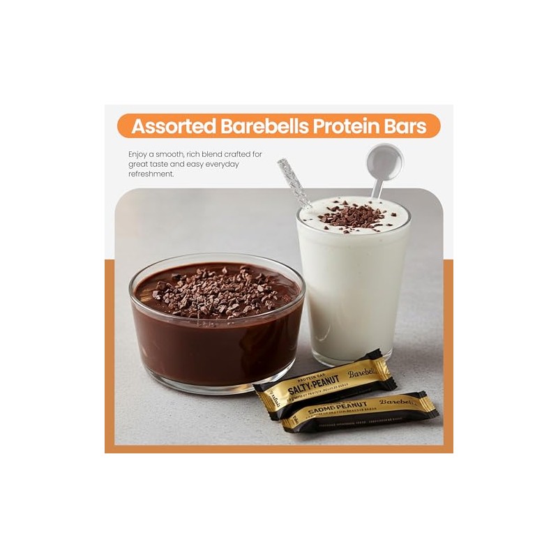 Barebells Protein Bars Variety Pack (9 Count) – Salty Peanut,