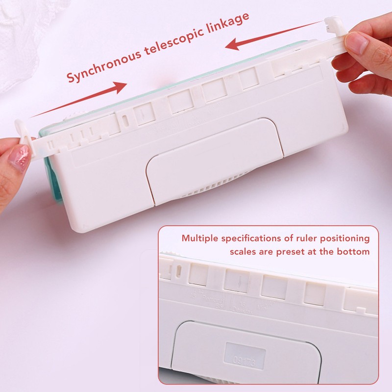 6 Hole Paper Puncher Spacing Adjustable Planner Hole Puncher for