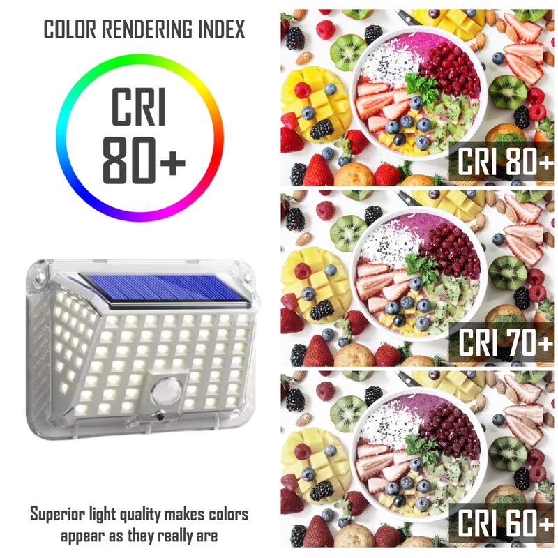 HYBEC - Solar Lamp with Motion Sensor, Motion Sensor Outdoor